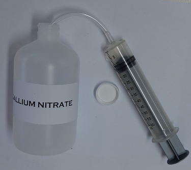 Administration kit for gallium nitrate